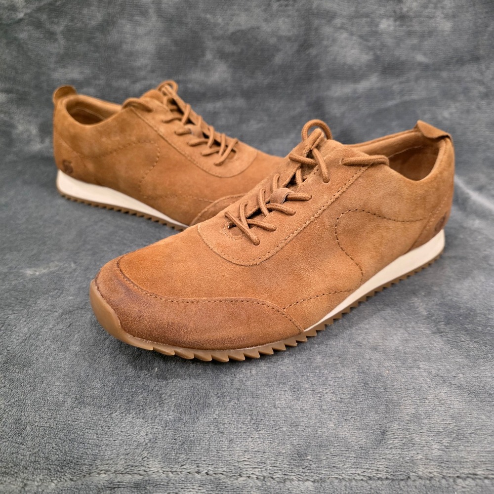 Børn Lynn Tan Suede Retro Sneakers Women's Size 9.5M BR0043392